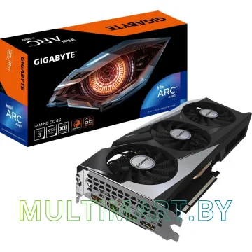 Видеокарта Gigabyte Intel Arc A380 Gaming OC 6GB GDDR6 (GV-IA380GAMING OC-6GD) картинка 8